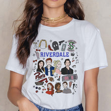 Load image into Gallery viewer, Riverdale Southside T Shirt  Women 90s South Side Serpents Vintage T-shirt Harajuku Ullzang Tshirt Snake Print Top Tees Female