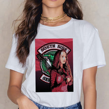 Load image into Gallery viewer, Riverdale Southside T Shirt  Women 90s South Side Serpents Vintage T-shirt Harajuku Ullzang Tshirt Snake Print Top Tees Female