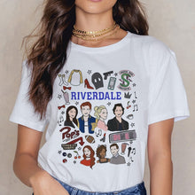 Load image into Gallery viewer, Riverdale Southside T Shirt  Women 90s South Side Serpents Vintage T-shirt Harajuku Ullzang Tshirt Snake Print Top Tees Female