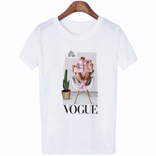 Load image into Gallery viewer, CZCCWD Camisetas Verano Mujer 2019 Thin Section T Shirt Vogue Letter Harajuku Female T-shirt Leisure Fashion Aesthetic Tshirt