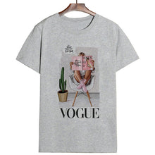 Load image into Gallery viewer, CZCCWD Camisetas Verano Mujer 2019 Thin Section T Shirt Vogue Letter Harajuku Female T-shirt Leisure Fashion Aesthetic Tshirt