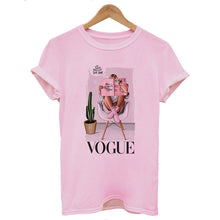 Load image into Gallery viewer, CZCCWD Camisetas Verano Mujer 2019 Thin Section T Shirt Vogue Letter Harajuku Female T-shirt Leisure Fashion Aesthetic Tshirt